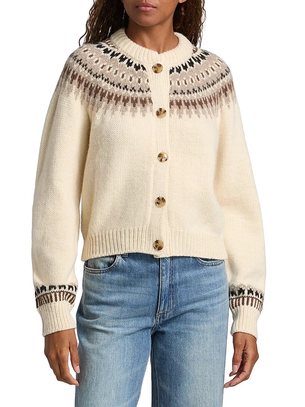 DOEN Clarke Wool Cardigan, 100% natural fabric knitwear