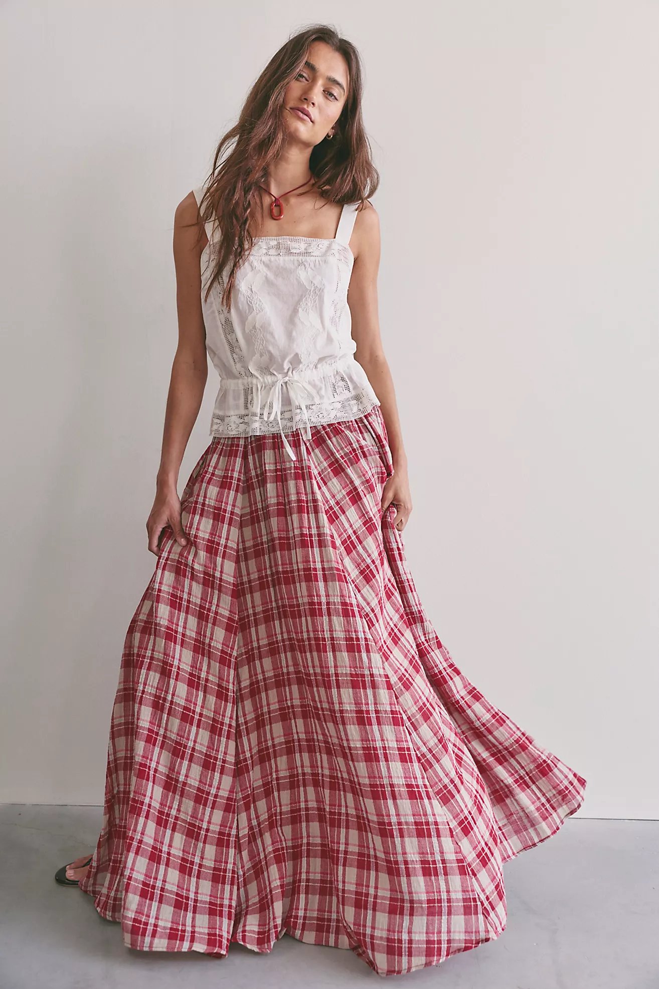 Free People Ives Maxi Skirt, 100% natural fabric skirts