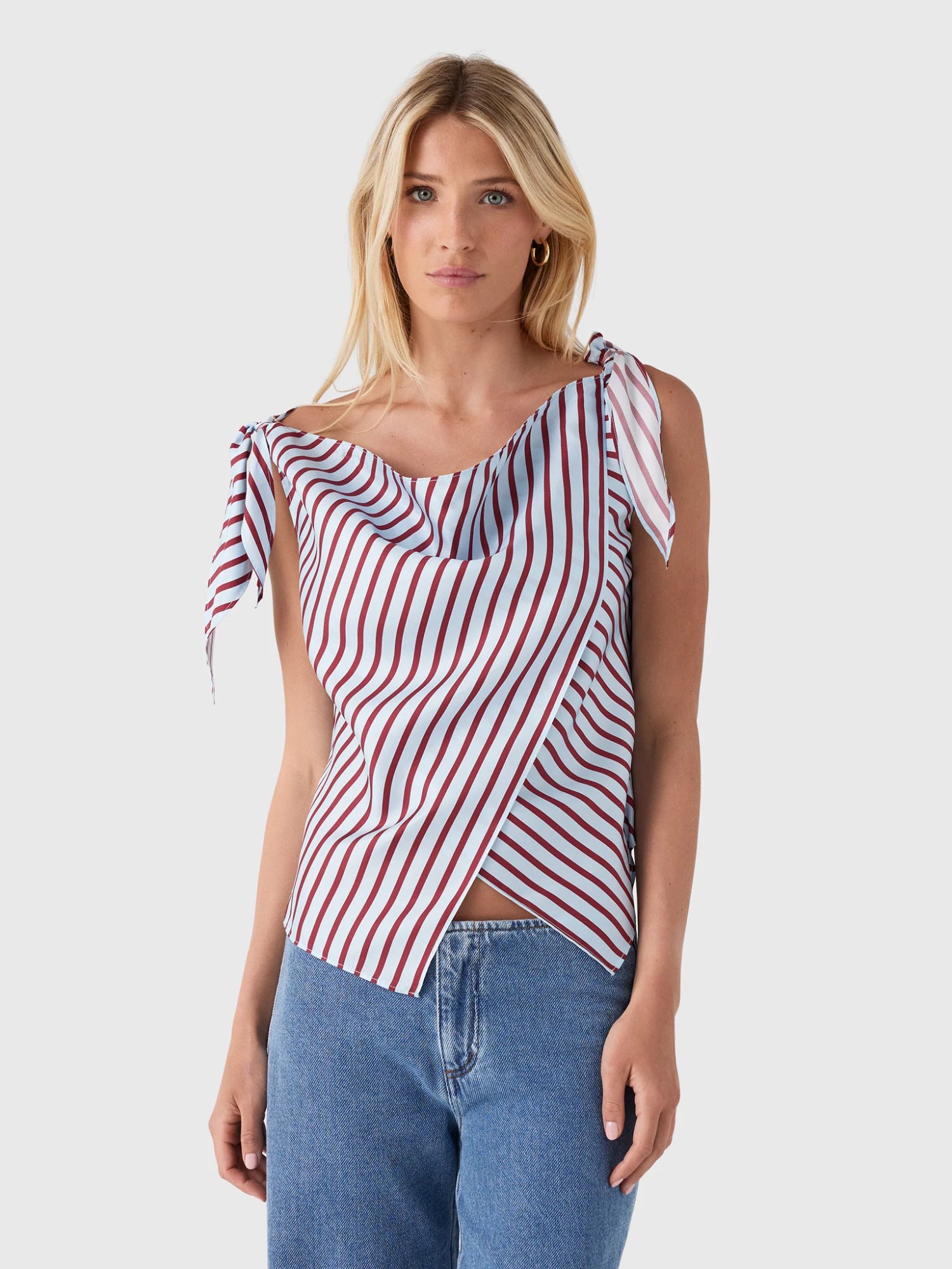 MASONS DAUGHTER Women's Lily Scarf Top, 100% natural fabric tops