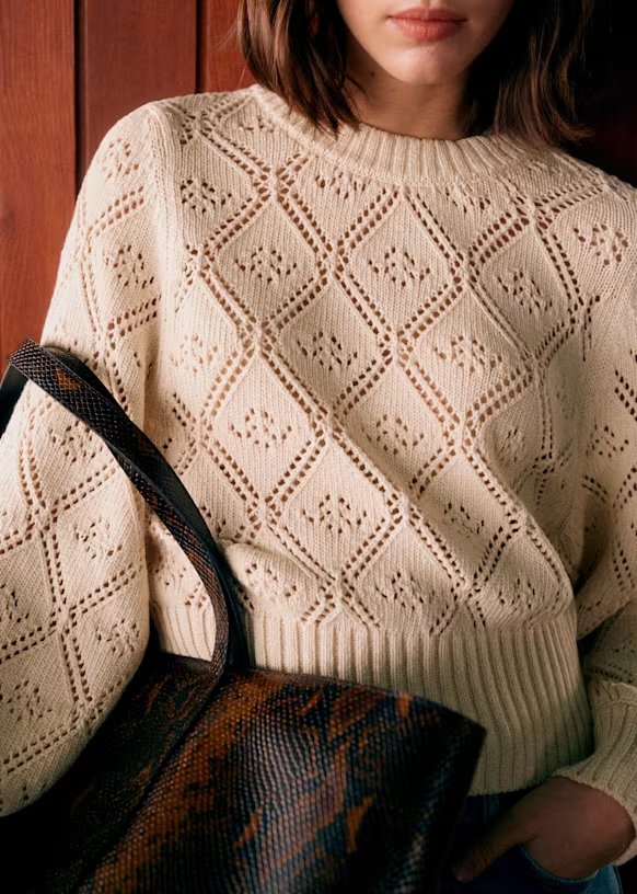 Sézane Abby Jumper , 100% natural fabric tops