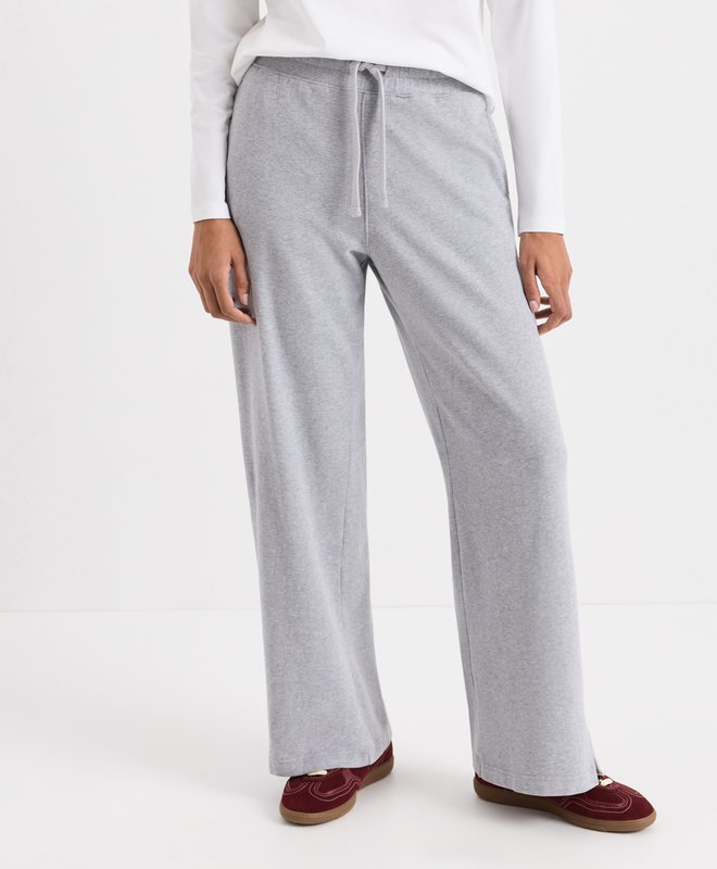 Pact Women’s Cloudknit Wide Leg Pant made with Organic Cotton, 100% natural fabric pajamas