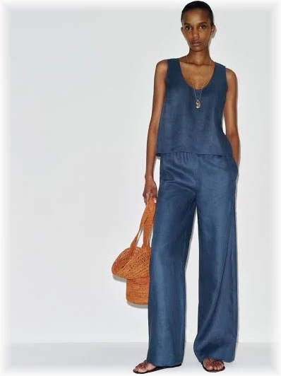 Reformation Lenora Linen Two Piece, 100% natural fabric sets