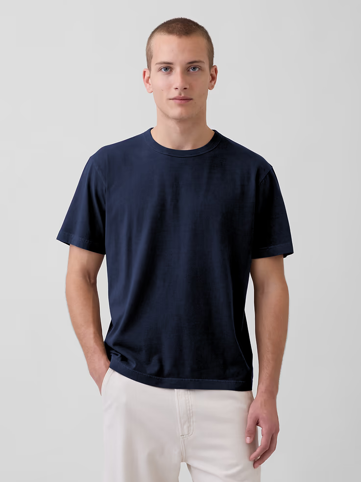 GAP Adult Relaxed T-Shirt, 100% natural fabric basics