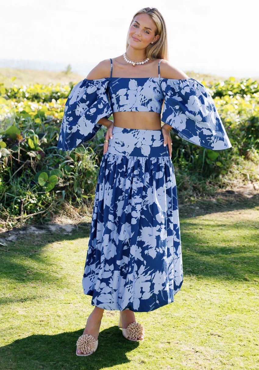 Cocolillys Laura Lee Set - Blue, 100% natural fabric sets