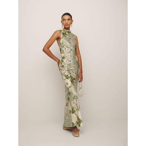 Reformation Anaiis Silk Dress, 100% natural fabric cocktail