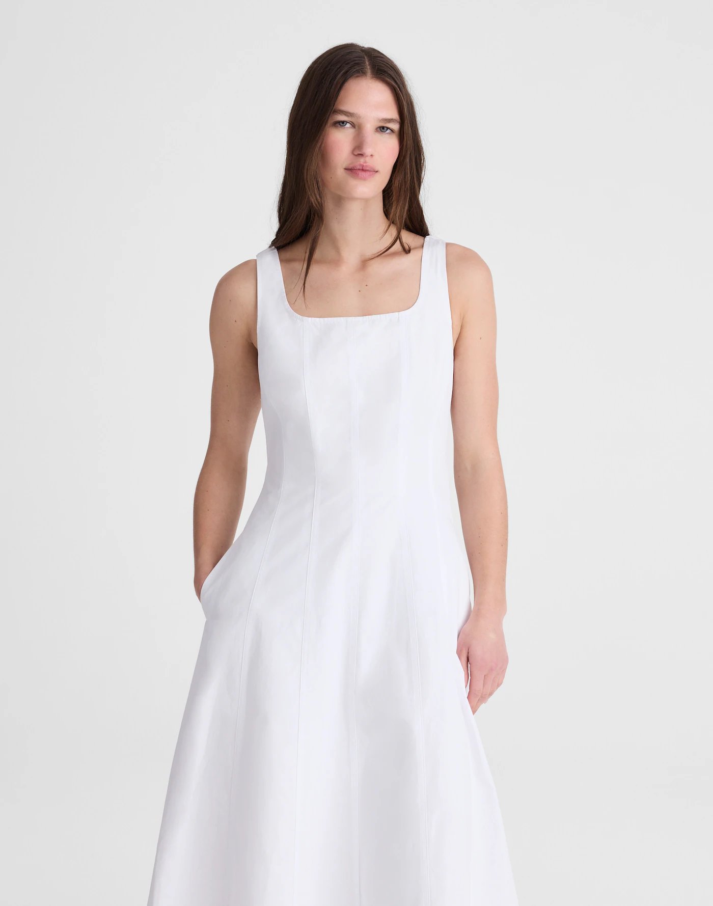 Madewell The Rylee Midi Dress, 100% natural fabric dresses