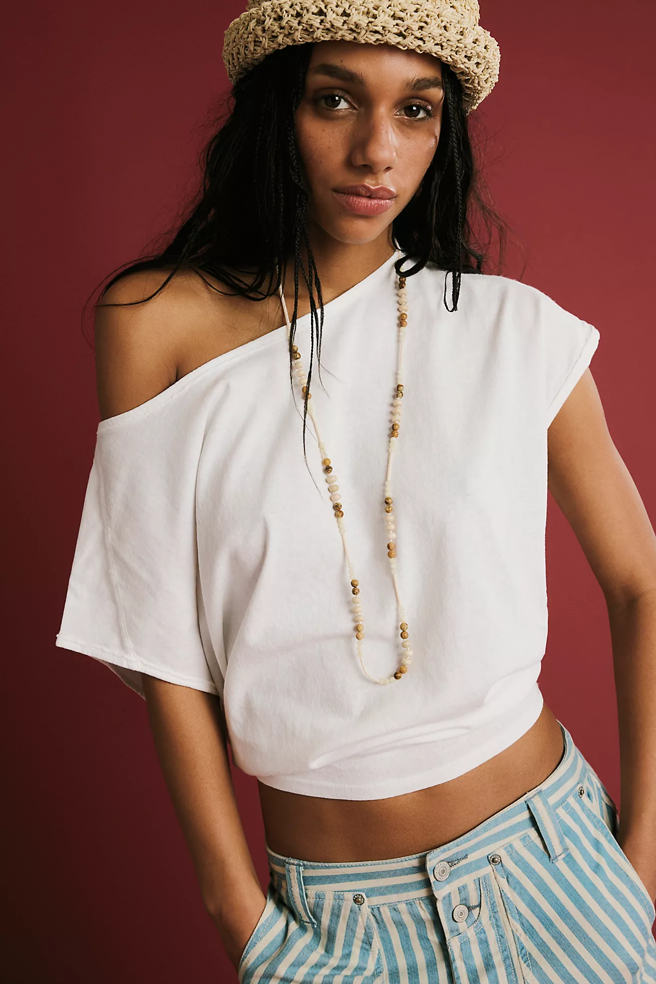 Free People We The Free Peggy Tee, 100% natural fabric tops