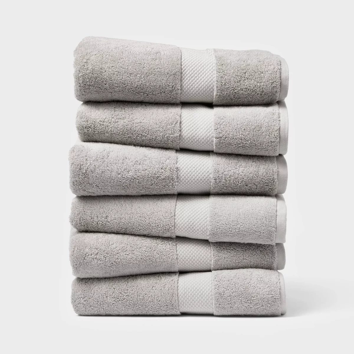 Threshold 100% Cotton Bath Towels | Heavyweight Performance | Threshold 6-Pack – 100% natural cotton