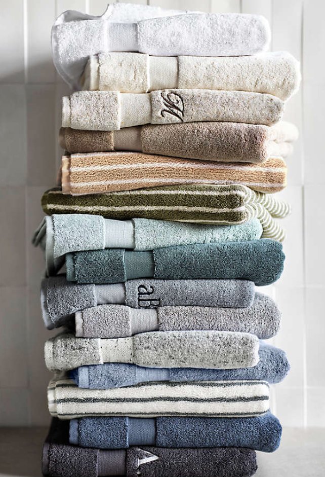 Crate and Barrel Organic Classic Turkish Cotton Bath Towel, 100% natural fabric bath towels