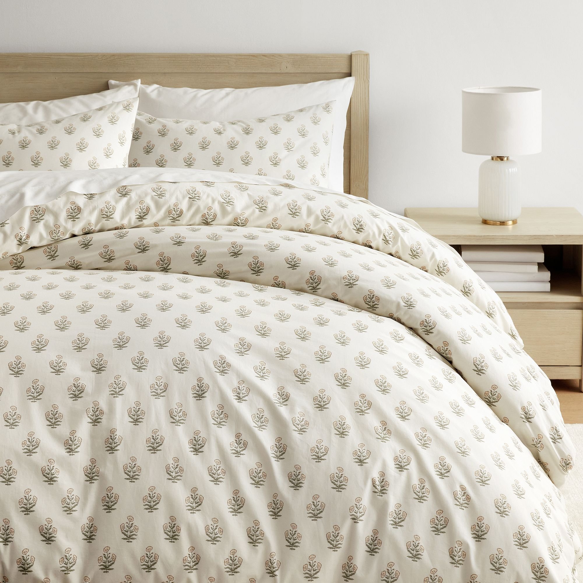 Pottery Barn Flower Duvet Cover, 100% natural fabric duvet covers & sets