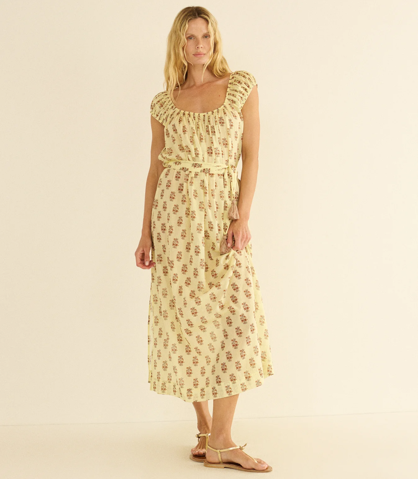 DOEN Meadowlark Dress - Dandelion Grove, 100% natural fabric dresses