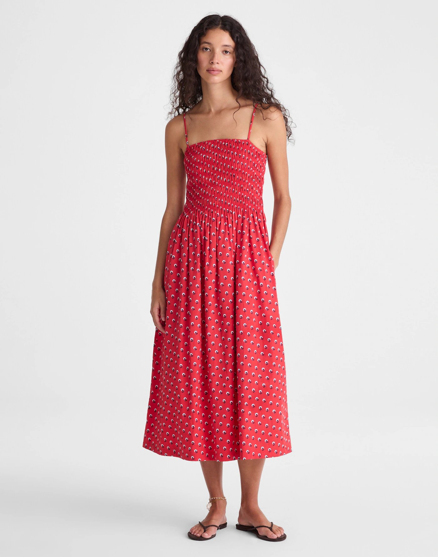 Madewell The Peyton Midi Dress, 100% natural fabric dresses