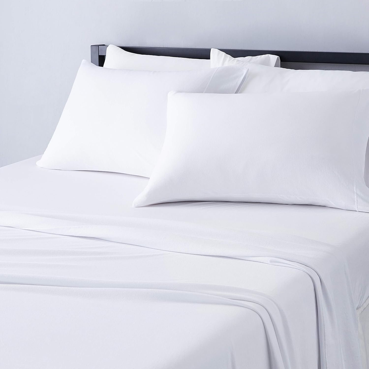 Amazon 100% Cotton Jersey Sheet Set , 100% natural fabric cotton bedding