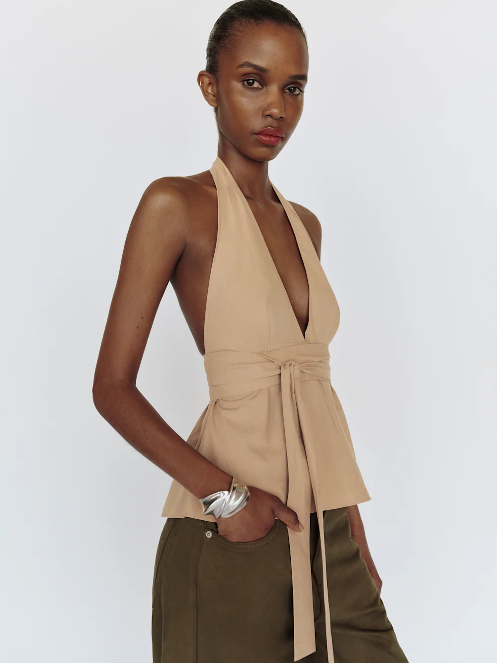 Reformation Naive Top, 100% natural fabric tops
