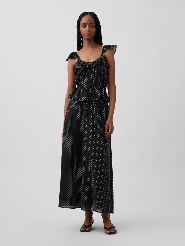 GAP Dotted Voile Maxi Skirt, 100% natural fabric skirts