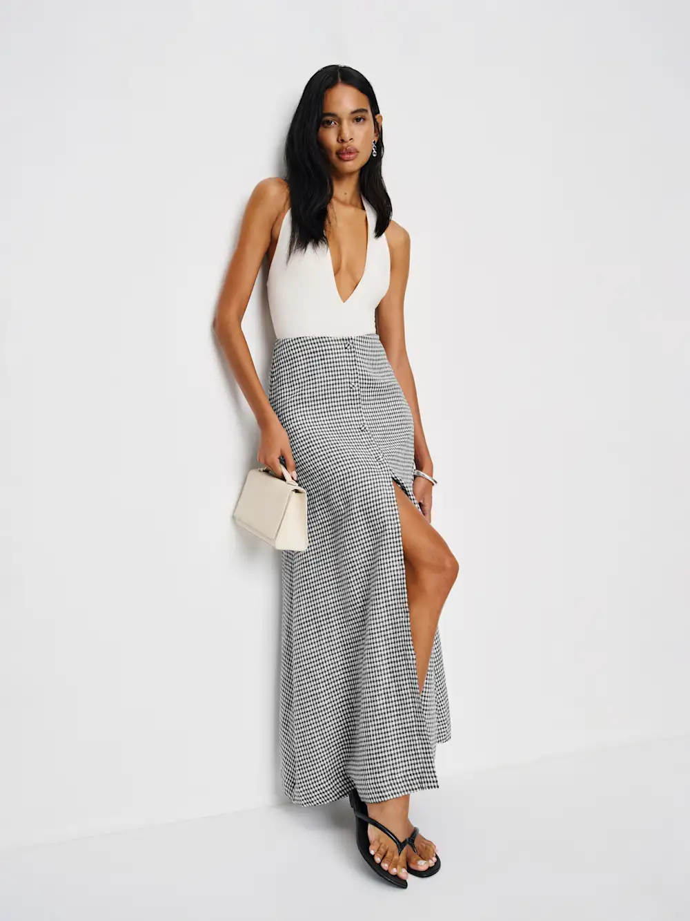 Reformation Andi Linen Maxi Skirt, 100% natural fabric skirts