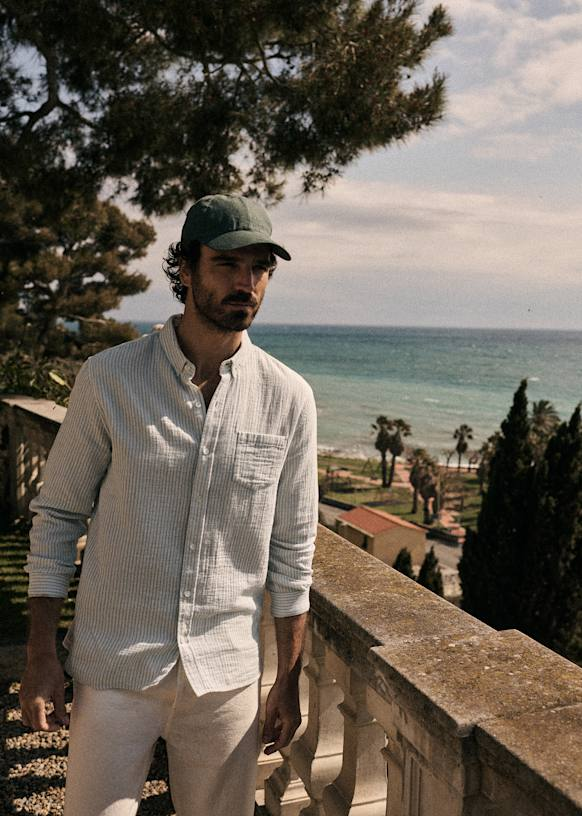 Sézane Luke Shirt, 100% natural fabric shirts