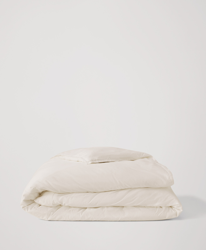 Pact Home Organic Room Service Sateen Duvet Cover made with Organic Cotton, 100% natural fabric cotton bedding